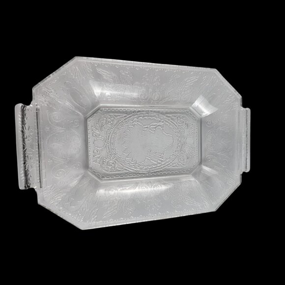 Antique EAPG Virginia Dare Bread Plate Diana Goddess Hunt Dithridge Riverside - Picture 8 of 11